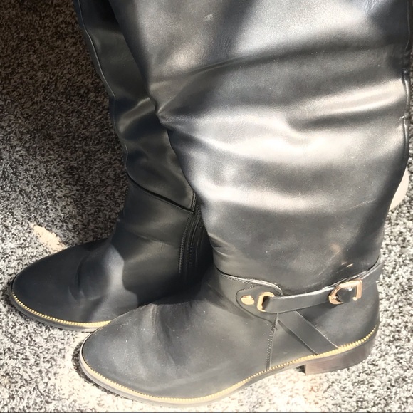 High black boots past the knee - Picture 2 of 5